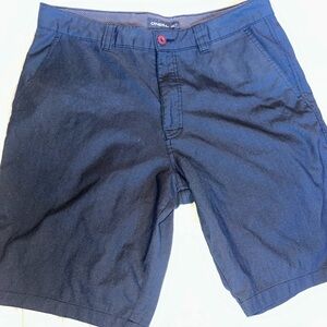 O'Neill Men's Dark Blue Flat Front Shorts
